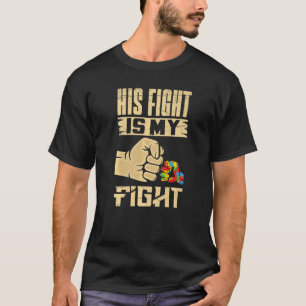 Camiseta Autista Conscientização do Autismo Apoie Sua Luta