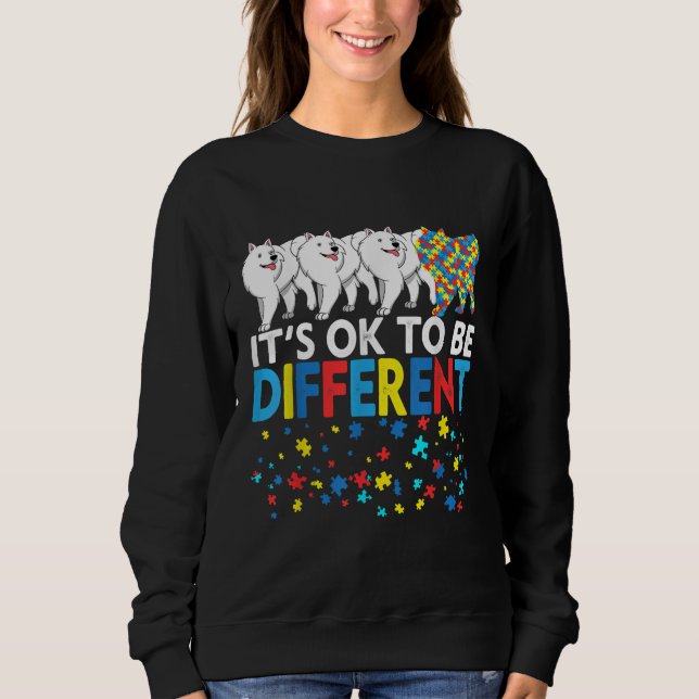 Camiseta Autista| É bom ser diferente esquimó americano (Frente)