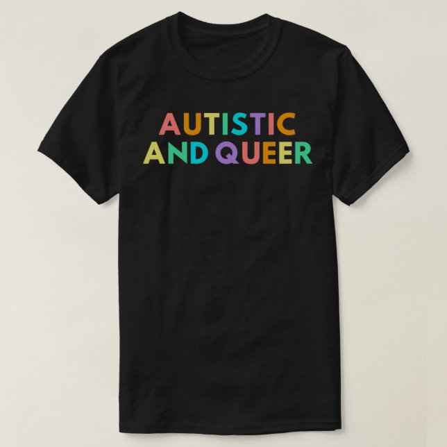 Camiseta Autista e estranho (Frente do Design)