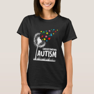 Camiseta Autista ENTENDENDO O AUTISMO Dandelions Engraçado