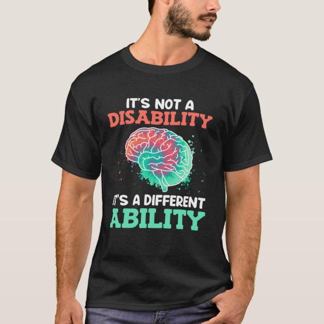 Camiseta Autistic Awareness Its not a disability Autism (Frente)
