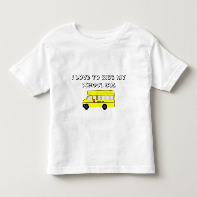 Camiseta Auto escolar amarelo (Frente)