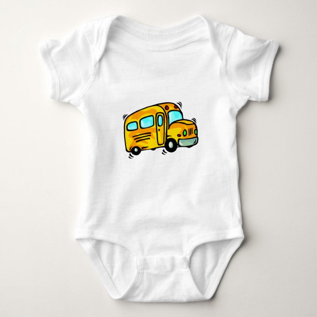 Camiseta Auto escolar bonito (Frente)