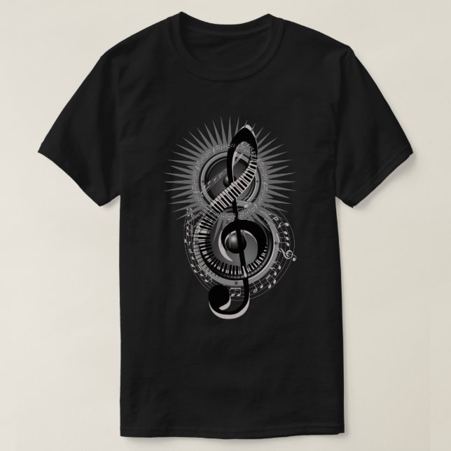 Camiseta auto-falantes de música 808 (Frente do Design)