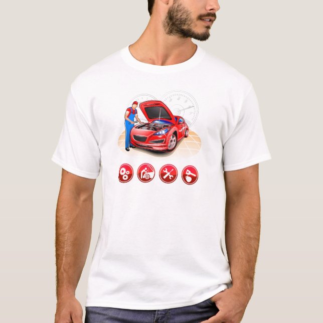 Camiseta Auto mecânico (Frente)