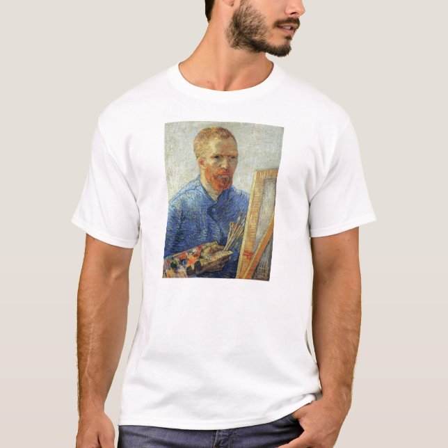 Camiseta Auto-retrato de Van Gogh (Frente)