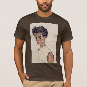 Camiseta Auto-Retrato por Schiele Egon
