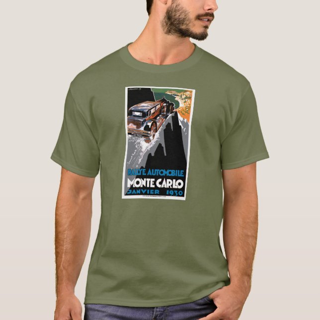Camiseta Auto reuniões de Monte as 1930 - de Carlo (Frente)