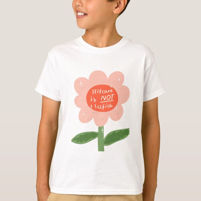 Camiseta Autoatendimento Não É Egoísta (Frente)