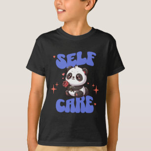 Camiseta Autoatendimento Rosa tradicional americano Panda S