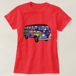 Camiseta Autocarro da Paz do Macaco de Meia