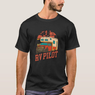 Camiseta Autocarrofa RV Camping Camper RV Piloto