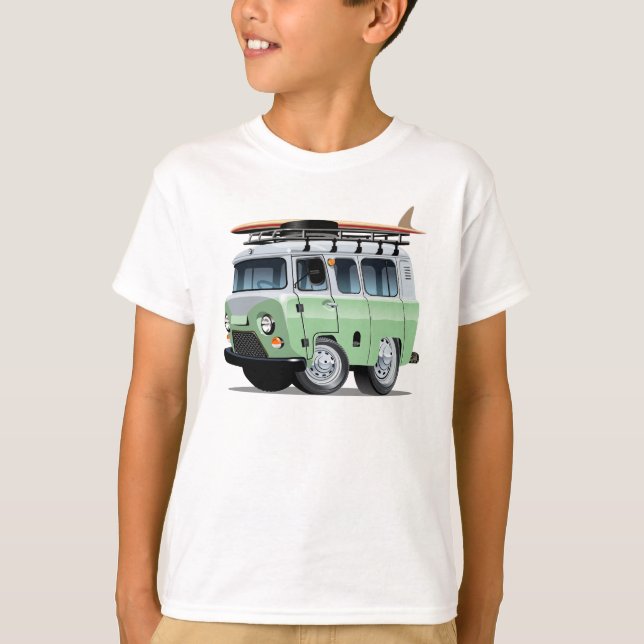 Camiseta Autocarrota de Desenho Animado (Frente)