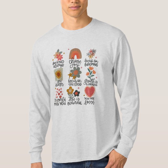 Camiseta Autocolantes de cotação Inspiron (Frente)