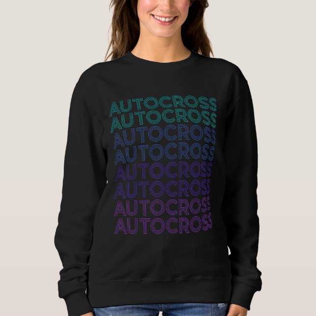 Camiseta Autocross Car Racing Retro (Frente)