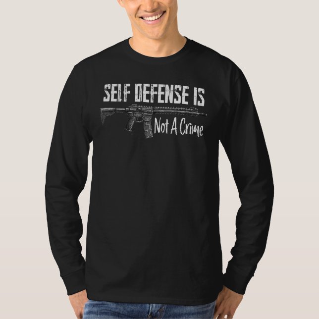 Camiseta Autodefesa Não É Crime (Frente)