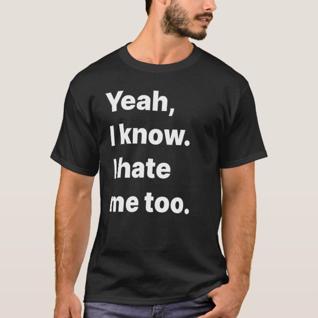 Camiseta Autodesprezo do Pensador Inteiro (Frente)