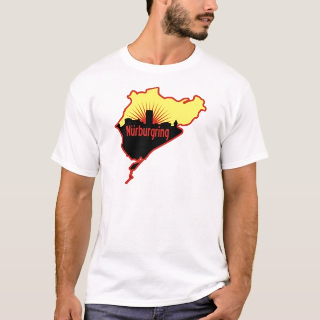 Camiseta Autódromo de Nurburgring Nordschleife, Alemanha (Frente)