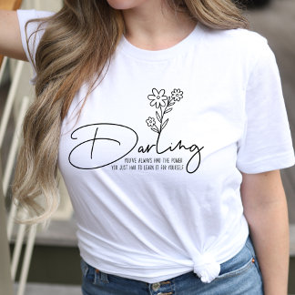 Camiseta Autoestima e consciência da saúde mental