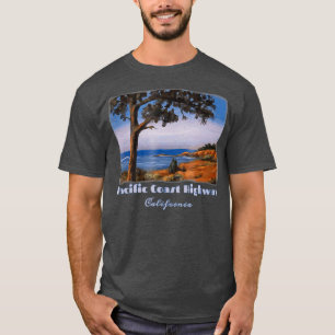 Camiseta Autoestrada da Costa do Pacífico Hwy One Californi