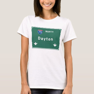 Camiseta Autoestrada da estrada nacional de Dayton Ohio oh: