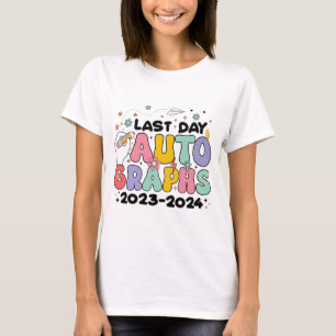 Camiseta Autografos Do Dia 2023-2024 Retro No Último Dia Da