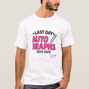 Camiseta Autografos do último dia 2024-2025 Graduação
