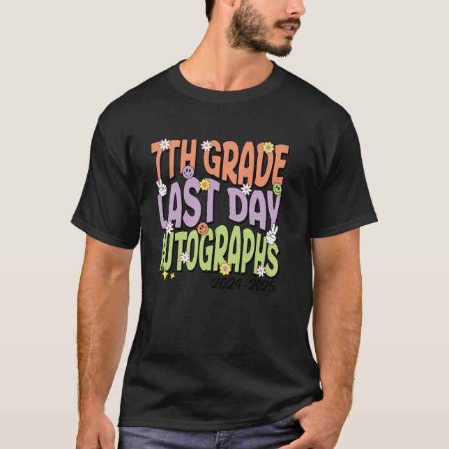 Camiseta Autógrafos do Último Dia do 7º Ano Professores Alu (Frente)