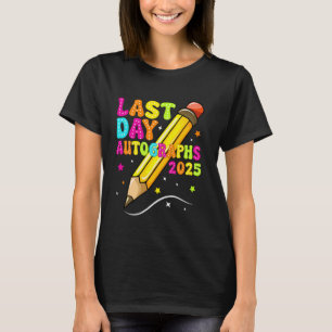 Camiseta Autógrafos do Último Dia Último Dia de Aula Dia do