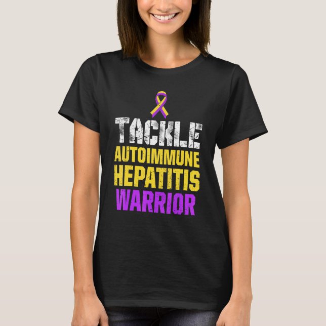 Camiseta Autoimune Hepatite Sobrevivente 32 (Frente)