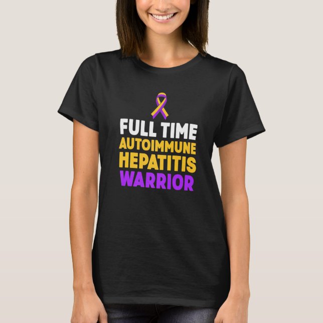 Camiseta Autoimunose Hepatite Sobrevivente 17 (Frente)