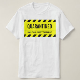 Camiseta Autoisolamento Quarentena por Coronavírus
