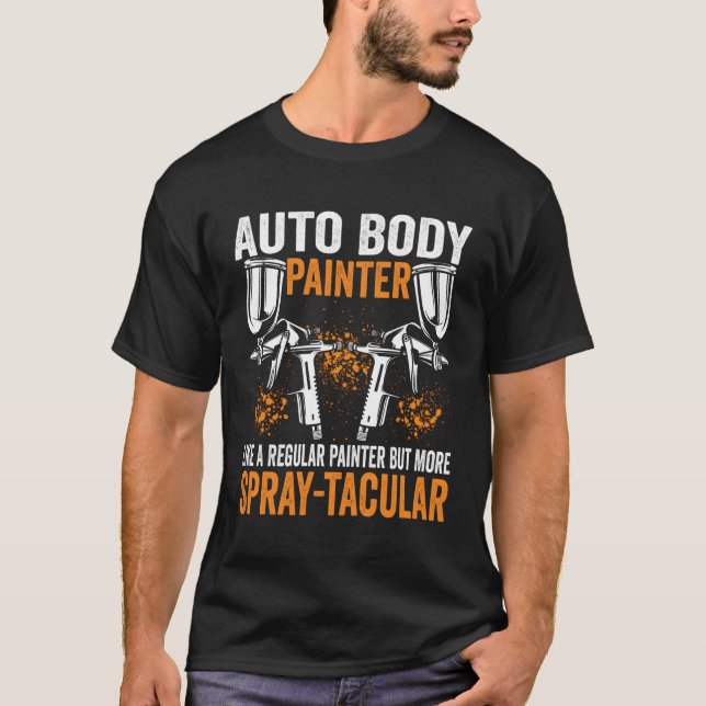 Camiseta Automated Body Painter - Veículo Técnico Autobody  (Frente)
