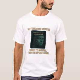 Camiseta Automated World – AI Update Glitchcore