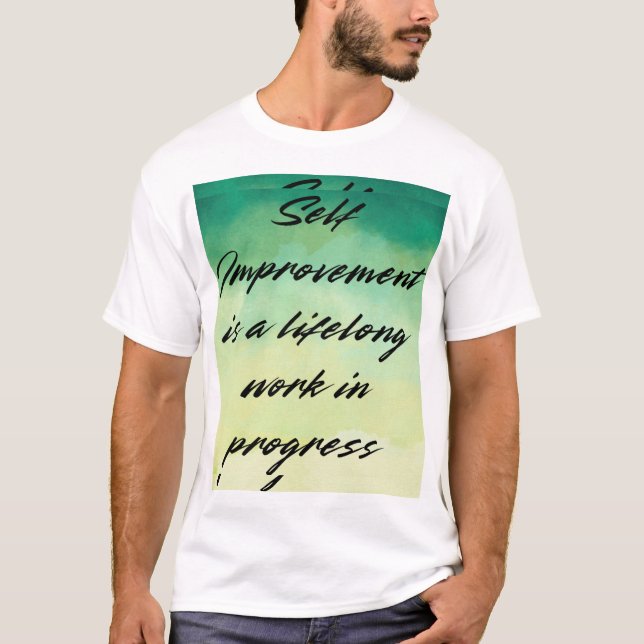 Camiseta Automelhoria ao longo da vida (Frente)
