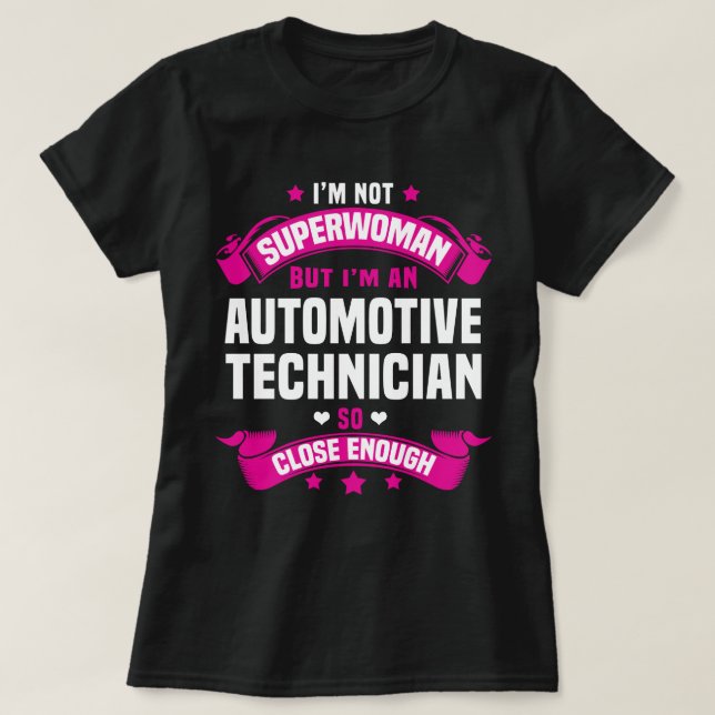 Camiseta Automotive Technician (Frente do Design)