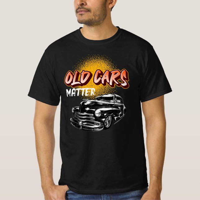 Camiseta Automóveis Antigos Importam Divertimento Gráfico d (Frente)