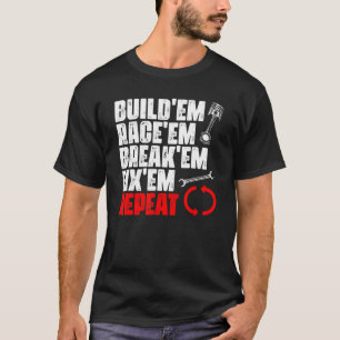 Camiseta Automóveis De Corridas De Automóveis Para Automóve