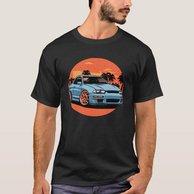 Camiseta Automóveis desportivos em miami (Frente)