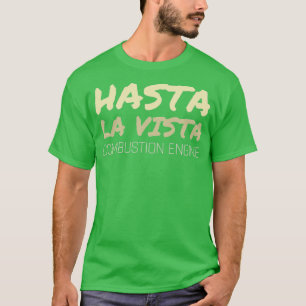 Camiseta Automóveis ecológicos do motor de combustão Hasta 
