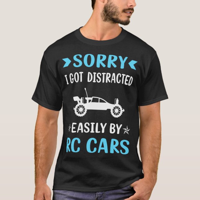 Camiseta Automóveis RC distraídos (Frente)