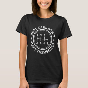 Camiseta Automóveis Reais Não Deslocam Mecânico Automático