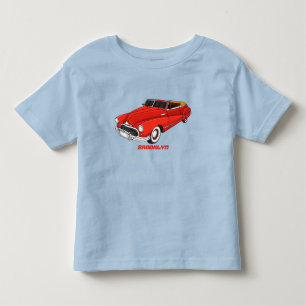 Camiseta Automóvel clássico vermelho 1948 