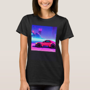 Camiseta Automóvel sintético ultrun retrowave futuresynics