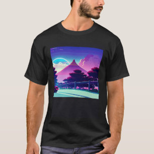 Camiseta Automóvel sintético ultrun retrowave futuresynics