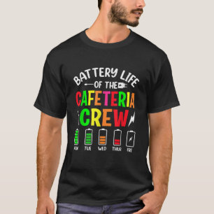 Camiseta Autonomia da bateria da cantina da tripulação da c