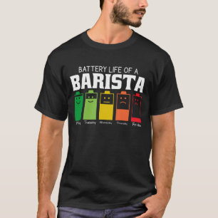 Camiseta Autonomia Da Bateria De Um Barista