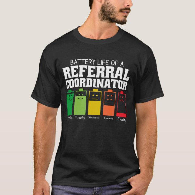 Camiseta Autonomia Da Bateria De Um Coordenador De Referênc (Frente)