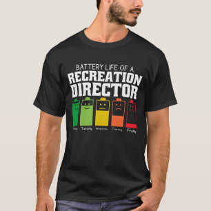 Camiseta Autonomia Da Bateria De Um Diretor De Recriação