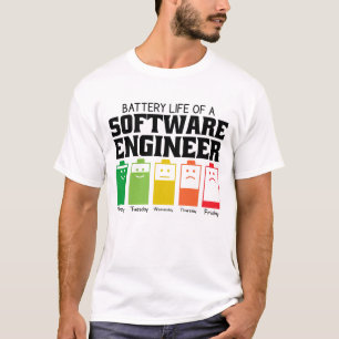 Camiseta Autonomia Da Bateria De Um Engenheiro De Software
